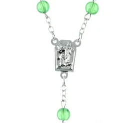 Palais du Rosaire Chapelet en verre avec eau de Lourdes^ Chapelet Eau De Lourdes | Chapelet De Lourdes
