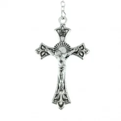 Palais du Rosaire Chapelet en verre avec eau de Lourdes^ Chapelet Eau De Lourdes | Chapelet De Lourdes