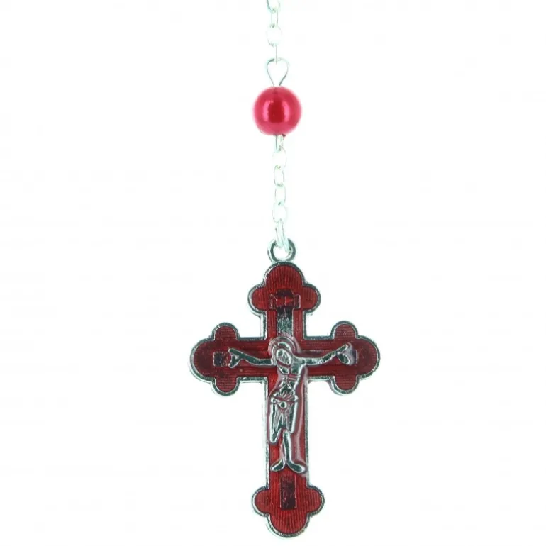 Palais du Rosaire Chapelet Jésus Miséricordieux et sa boîte^ Chapelet De Jésus Miséricordieux | Chapelet Verre