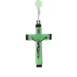 Palais du Rosaire Chapelet lumineux en corde et grains plastiques^ Chapelet Corde | Chapelet Lumineux