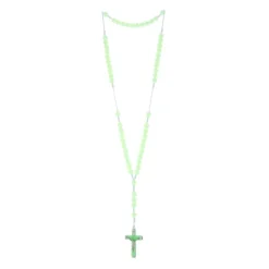 Palais du Rosaire Chapelet lumineux en corde et grains plastiques^ Chapelet Corde | Chapelet Lumineux