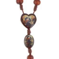 Palais du Rosaire Chapelet Marie qui défait les noeuds en corde coeur et paters images^ Chapelet De Marie Qui Défait Les Noeuds | Chapelet Corde