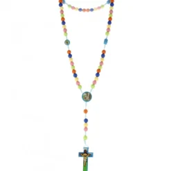 Palais du Rosaire Chapelet multicolor de l'Apparition de Lourdes pour enfant 8mm^ Chapelet Corde
