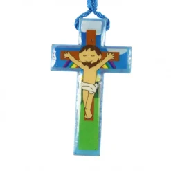 Palais du Rosaire Chapelet multicolor de la Sainte Famille pour enfant 8mm^Enfant Chapelet Pour Enfant
