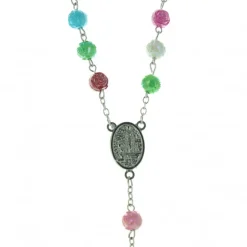 Palais du Rosaire Chapelet multicolor résine 80cm^ Chapelet Résine