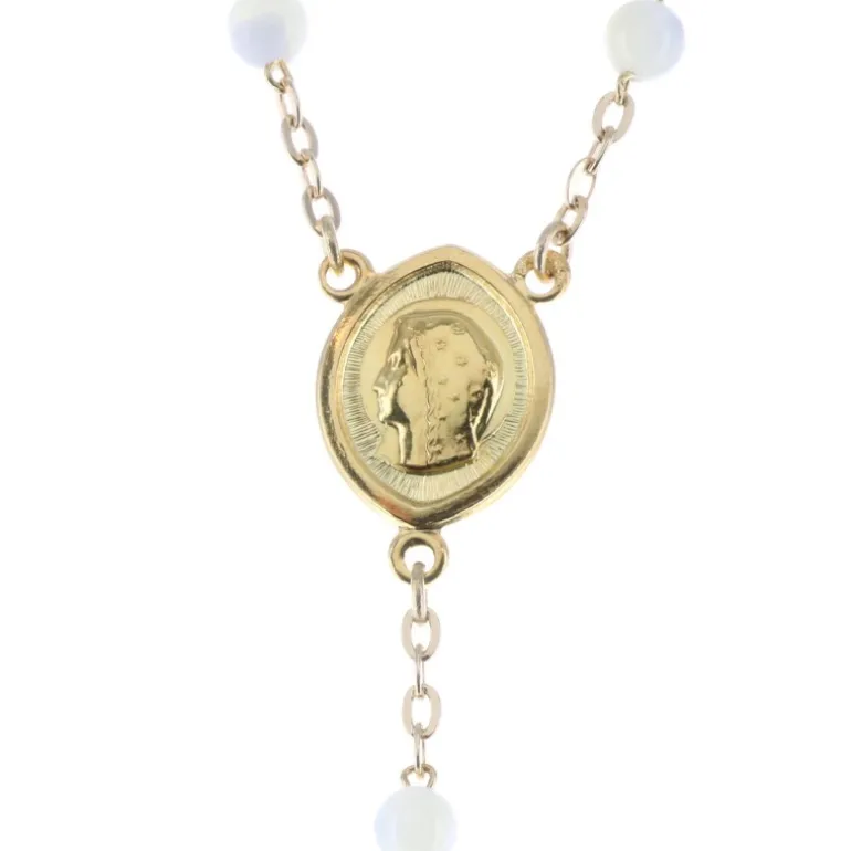 Palais du Rosaire Chapelet nacre et grains 4mm^ Chapelet Nacre