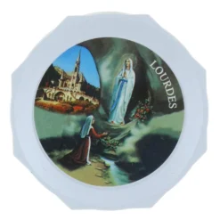 Palais du Rosaire Chapelet parfumé à la rose, paters en forme de rose avec boite^ Chapelet De Sainte Bernadette | Chapelet De Lourdes
