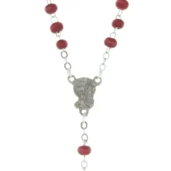 Palais du Rosaire Chapelet parfumé à la rose dans un étui ovale^ Chapelet De Lourdes | Chapelet Métal