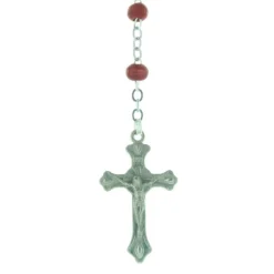 Palais du Rosaire Chapelet parfumé à la rose dans un étui ovale^ Chapelet De Lourdes | Chapelet Métal