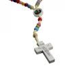Palais du Rosaire Chapelet pour enfant en bois corde et bois cubique^Enfant Chapelet Corde | Chapelet Bois