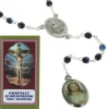 Palais du Rosaire Chapelet pour les Âmes du Purgatoire avec livret de prières^ Autre Chapelet De Devotion | Chapelet Verre