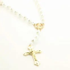 Palais du Rosaire Chapelet Rosa Mystica avec une boite^ Autre Chapelet De Devotion | Chapelet Résine