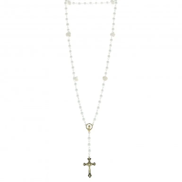 Palais du Rosaire Chapelet Rosa Mystica avec une boite^ Autre Chapelet De Devotion | Chapelet Résine