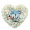 Palais du Rosaire Chapelet souvenir des 160 ans de Lourdes en verre blanc en boite^ Chapelet Verre | Chapelet De Lourdes