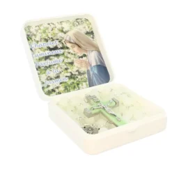 Palais du Rosaire Chapeletde Lourdes parfumé au jasmin livré en boite^ Chapelet De Lourdes | Chapelet Parfumé