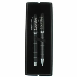 Palais du Rosaire Coffret de 2 stylos de Lourdes^ Bloc Et Stylo