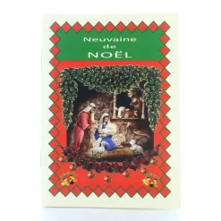 Palais du Rosaire Coffret Religieux de la Sainte Famille avec Chapelet, livret et bougie neuvaine^ Décoration De Noël