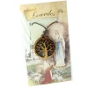 Palais du Rosaire Collier Arbre de vie avec image de l'apparition de Lourdes 9x5,5^ Collier Fantaisie