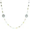 Palais du Rosaire Collier dizainier Saint Benoit avec perles métal^ Collier Fantaisie