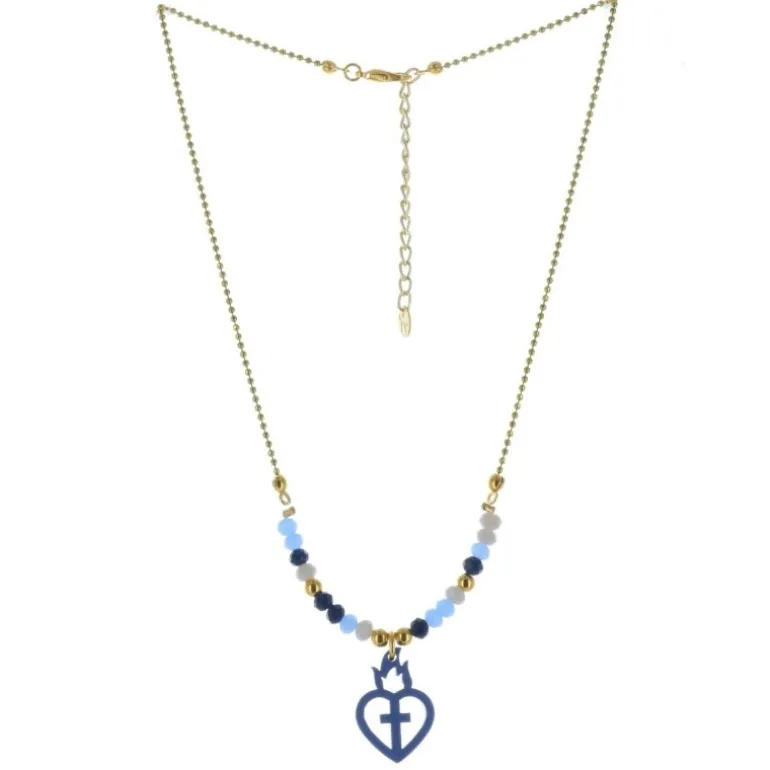 Palais du Rosaire Collier du Sacré Coeur de Jésus^ Communion | Collier Fantaisie