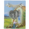 Palais du Rosaire Collier fantaisie de Lourdes, pendentif coeur avec de l'eau de Lourdes^ Collier Fantaisie
