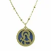 Palais du Rosaire Collier religieux avec une médaille de Sainte Rita^ Collier Fantaisie