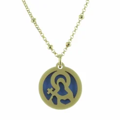 Palais du Rosaire Collier religieux avec une médaille de Sainte Rita^ Collier Fantaisie