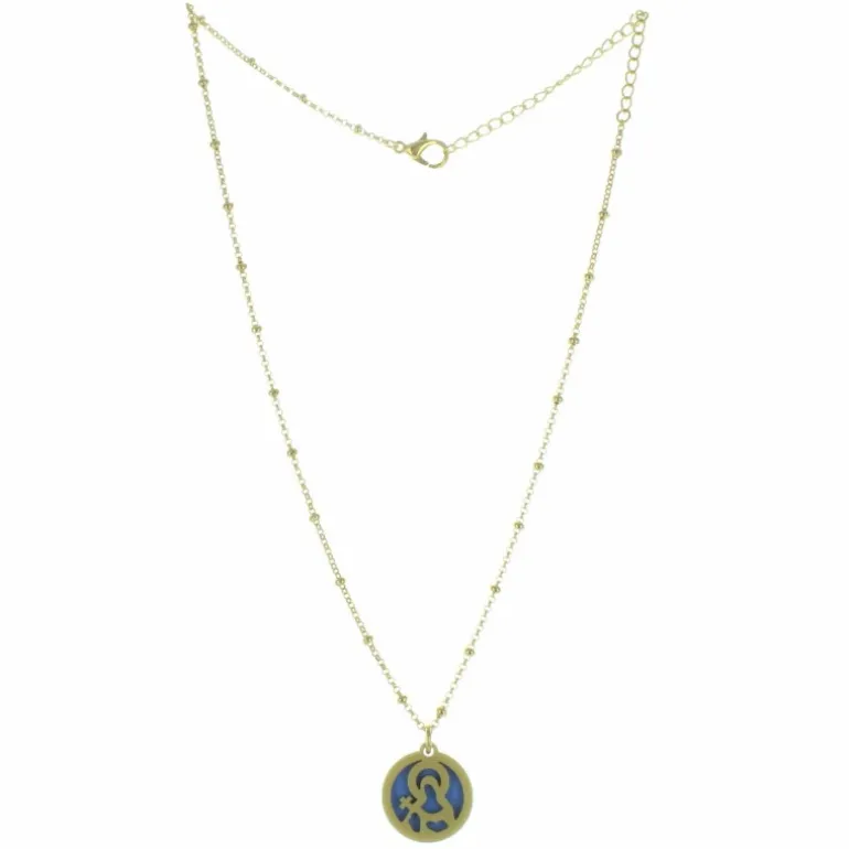 Palais du Rosaire Collier religieux avec une médaille de Sainte Rita^ Collier Fantaisie
