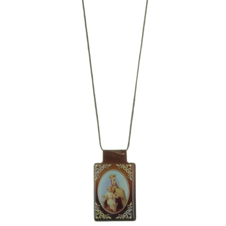 Palais du Rosaire Collier religieux scapulaire^ Collier Scapulaire