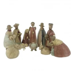 Palais du Rosaire Crèche 11 personnages moderne en Résine^ Crèche