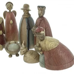 Palais du Rosaire Crèche 11 personnages moderne en Résine^ Crèche