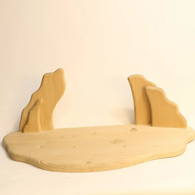 Palais du Rosaire Crèche artisanale en bois de 17 pièces avec l'étable^ Crèche | Statue En Bois