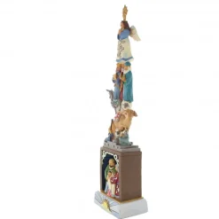Palais du Rosaire Crèche de 36cm en résine^ Décoration De Noël | Crèche