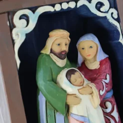 Palais du Rosaire Crèche de 36cm en résine^ Décoration De Noël | Crèche