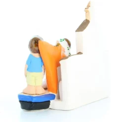 Palais du Rosaire Crèche de la Méditerranée en céramique 8x7cm^ Crèche
