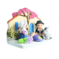 Palais du Rosaire Crèche de la Provence en céramique 8x7cm^ Crèche