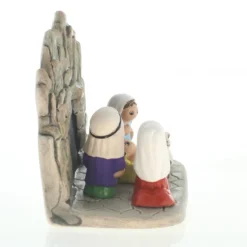 Palais du Rosaire Crèche de Lourdes avec Saint Joseph en céramique 8x7cm^ Crèche