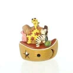 Palais du Rosaire Crèche en céramique de l'Arche de Noé 8cm^ Crèche