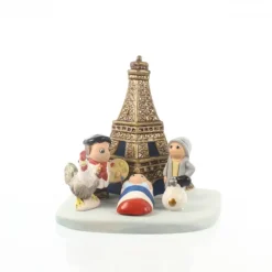 Palais du Rosaire Crèche en céramique de Paris 8x7cm^ Décoration De Noël | Crèche