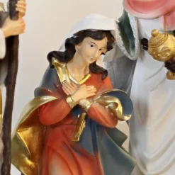 Palais du Rosaire Crèche en résine 11 personnages de 25cm^ Crèche