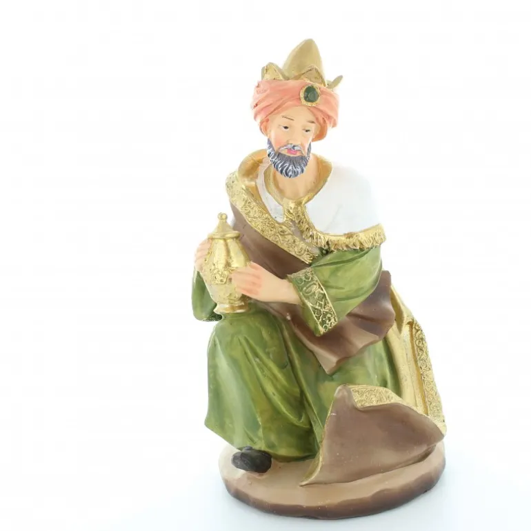 Palais du Rosaire Crèche en résine 11 personnages de 25cm^ Crèche