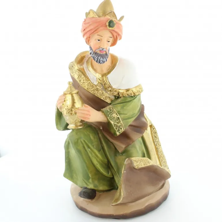 Palais du Rosaire Crèche en résine 11 personnages de 25cm^ Crèche