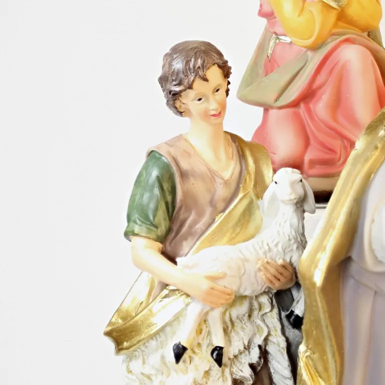 Palais du Rosaire Crèche en résine 11 personnages de 25cm^ Crèche