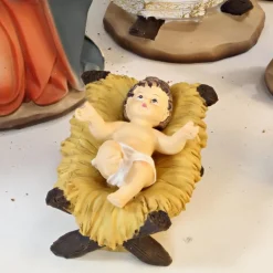 Palais du Rosaire Crèche en résine 11 personnages de 25cm^ Crèche