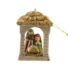 Palais du Rosaire Crèche en résine de 7 cm avec 4 sujets^ Décoration De Noël | Crèche