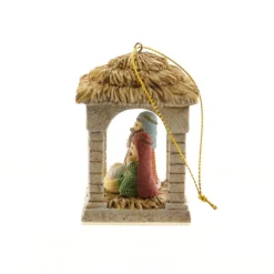 Palais du Rosaire Crèche en résine de 7 cm avec 4 sujets^ Décoration De Noël | Crèche