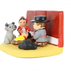 Palais du Rosaire Crèche Espagne en céramique 8x7cm^ Crèche