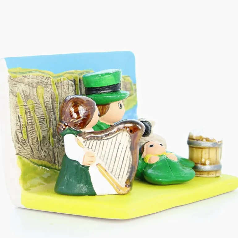 Palais du Rosaire Crèche Irlande en céramique 8x7cm^ Crèche