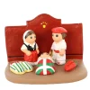 Palais du Rosaire Crèche Pays Basque en céramique 8x7cm^ Crèche