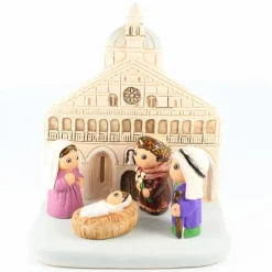 Palais du Rosaire Crèche Saint Antoine de Padoue en céramique^ Crèche